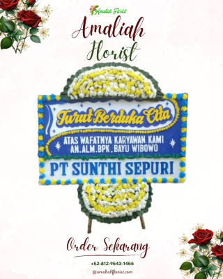 Papan Bunga Duka di Payung