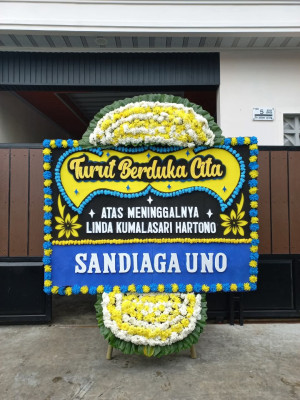 Papan Bunga Duka di Payung
